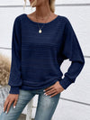 Full Size Round Neck Long Sleeve Top