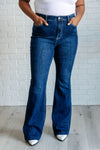 Judy Blue Mavis High Rise Side Seam Detail Flare Jeans