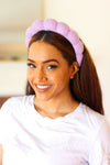 Lavender Terry Cloth Skincare Headband