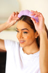 Lavender Terry Cloth Skincare Headband