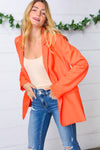 Coral Notched Lapel Lined Blazer