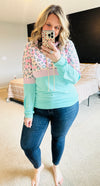 Aqua Leopard Hoodie