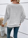 Full Size Round Neck Long Sleeve Top