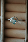 Astrid Blue Topaz Radiant Cut Sterling Silver Ring