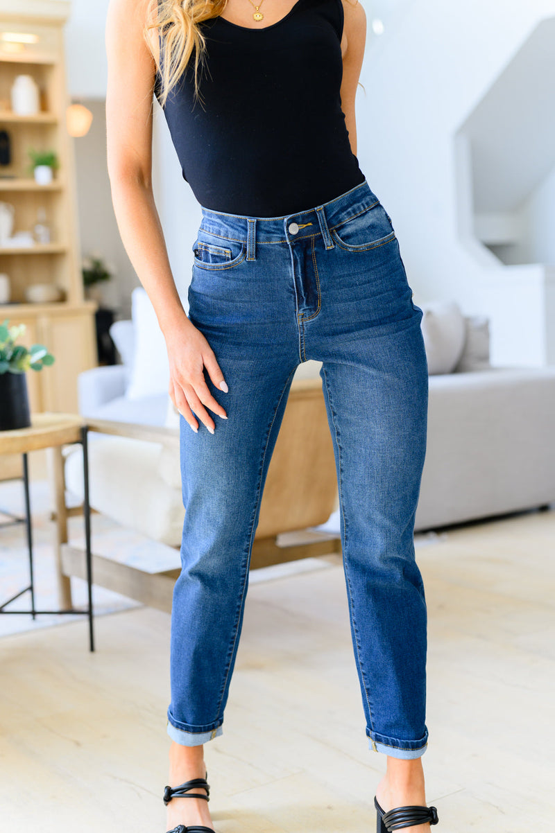 Judy Blue Downtown High Rise Boyfriend Jeans