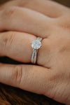 Maisie 1CT Moissanite on Sterling Silver