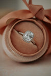 Romy Cushion Cut Silver Ring