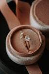 Kirah Champagne Gold Ring Set