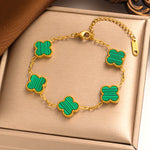 Via Double-Sided Clover Bracelet