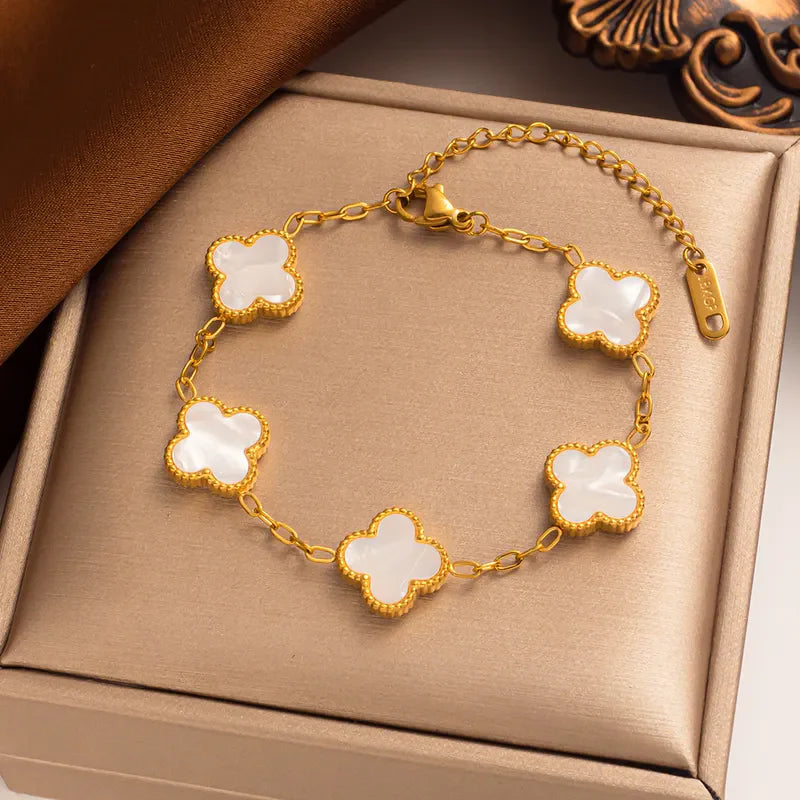 Via Double-Sided Clover Bracelet