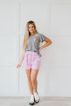 It's All So Simple Paperbag Shorts - Pink