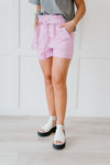 It's All So Simple Paperbag Shorts - Pink