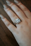 Parker Princess Cut Sterling Silver Ring